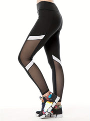 High Waist Mesh Leggings for Running and Yoga - All Season Activewear