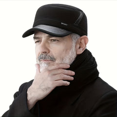 Winter Casual Windproof Warm Flat Cap For Middle aged And Elderly Men