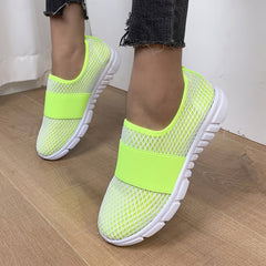 Women's Lightweight Mesh Slip-on Sneakers Breathable Casual Shoes