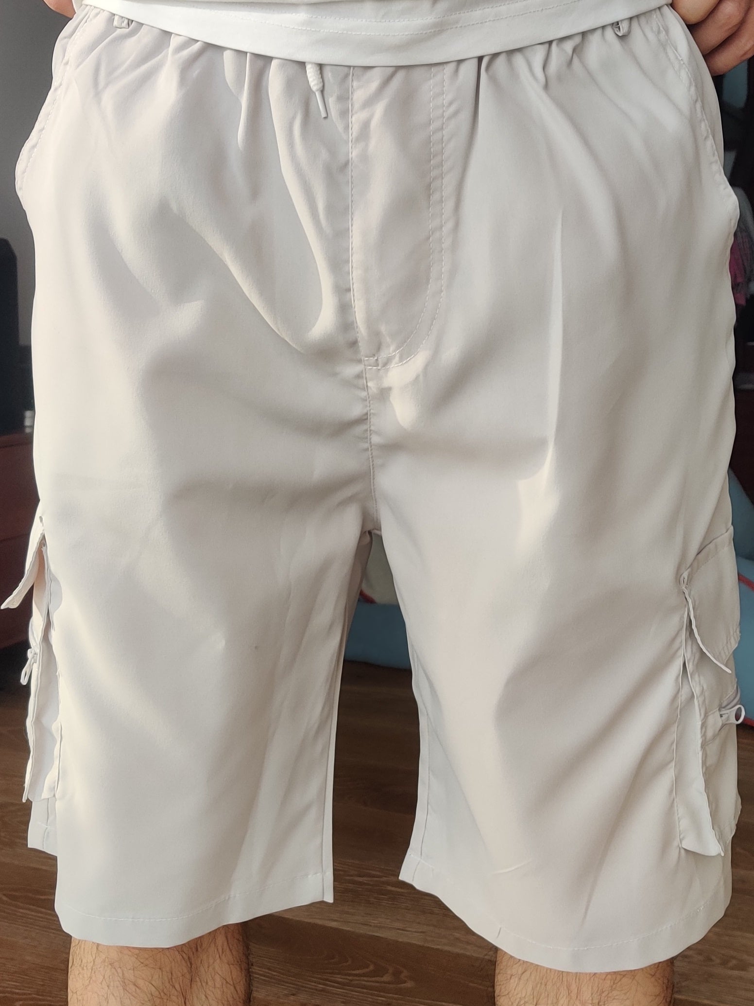 Men's Casual Loose Fit Cargo Shorts with Pockets for Summer