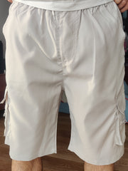 Men's Casual Loose Fit Cargo Shorts with Pockets for Summer