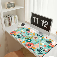 Large Gaming Mouse Pad 35.4in X 15.7in - Flowers Design