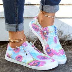 Women's Canvas Low Top Slip On Shoes
