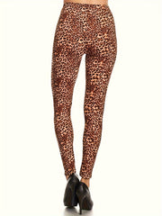 Leopard Print High Waist Yoga Leggings
