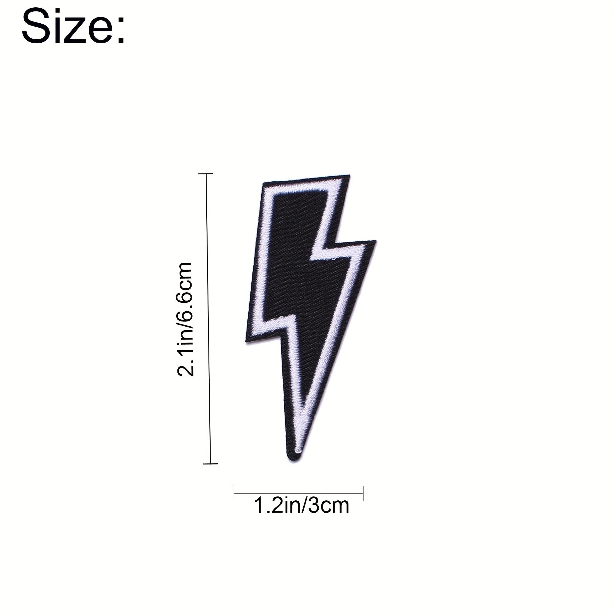 J CARP 5pcs Music Patches For Clothing Jackets Hats Men's Embroidery Iron On