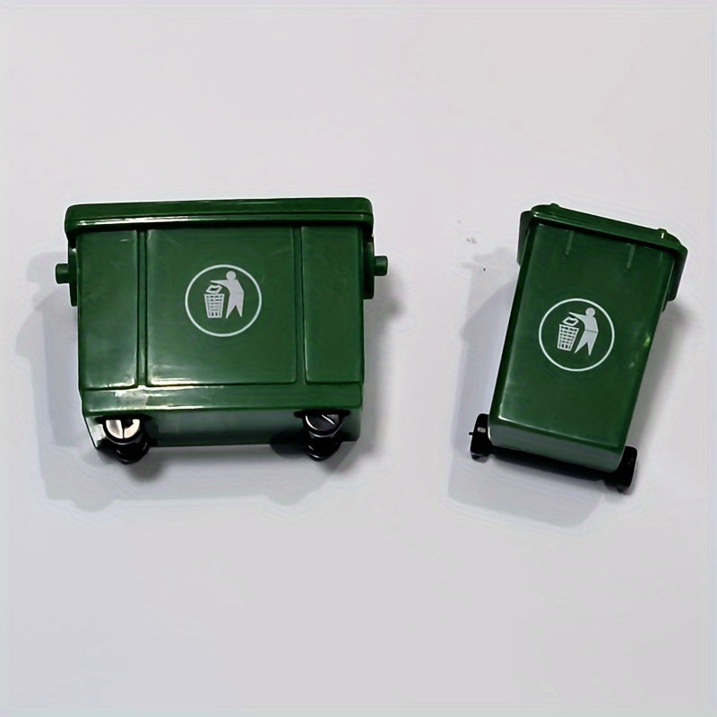 Mini Trash Can Dolls Set for Playhouse