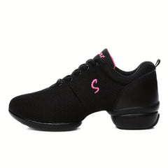 Arch Support Non Slip Dance Shoes Mesh Breathable Comfortable Flying Woven Shoes