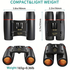Compact HD Binoculars Bak4 Prism Camping Gear