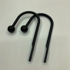 2pcs Metal Curtain Hooks for Easy Hanging & Decorating in Living Room