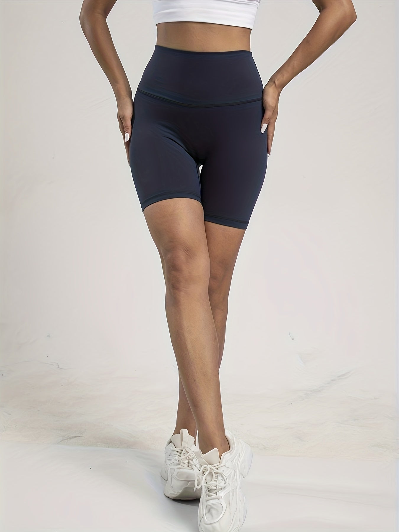 High Waist Yoga Shorts Butt Lifting Seamless Activewear