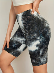 Women's High Digital Print Leggings for Yoga Running Fitness