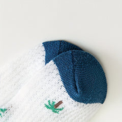 5 Pairs Baby Boys Dinosaur Short Ankle Socks for Spring and Summer