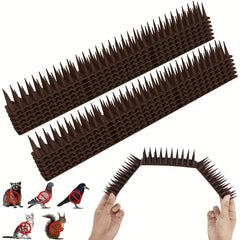 12pcs Fence Wall Spikes Bird Cat Deterrent Security
