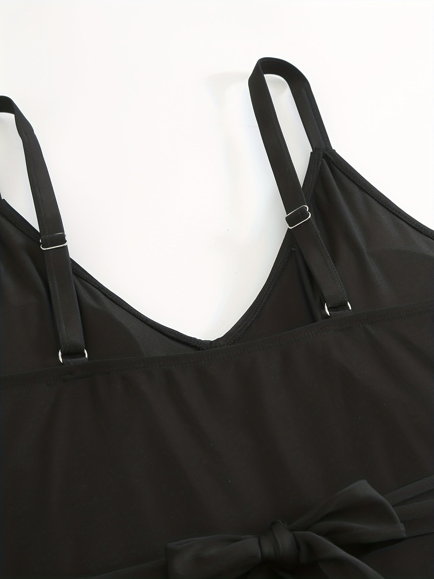 Mesh Criss Cross One Piece Swimsuit