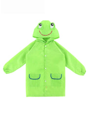 Kids Cartoon Animal Raincoat Waterproof 90-130cm