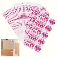 100pcs Fragile Items Use Caution Stickers