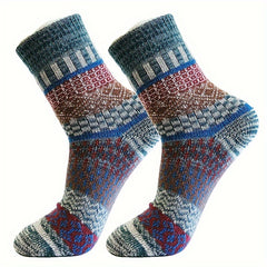 Vintage Casual Men's Warm Outdoor Socks
