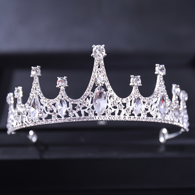 Girls Princess Tiara Halloween Crown Costume Headband Birthday Bride Hair Access