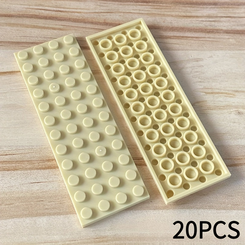 20pcs 4x12 Building Blocks for DIY Toy Ent, Compatible with MOC 3029