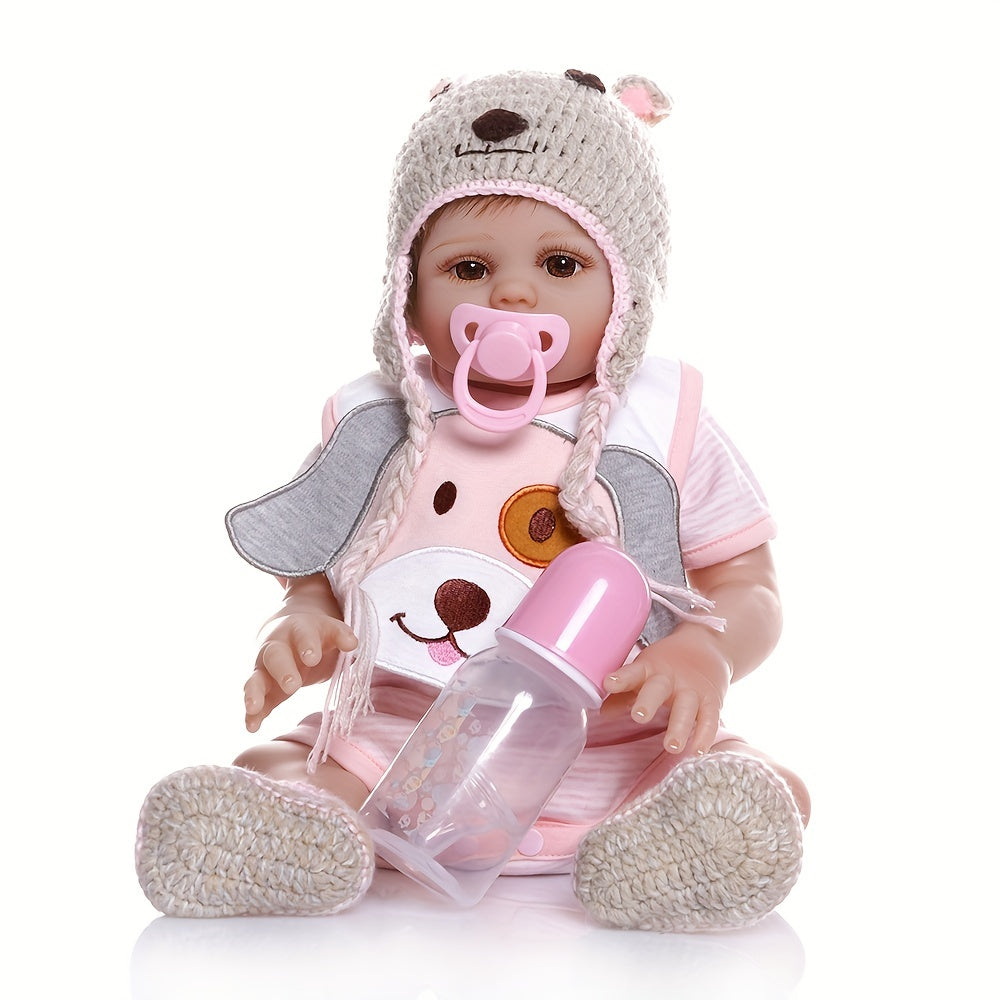 Full Glue Simulation Baby Reborn Doll Boy Girl Bath Toy