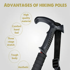 Telescopic Trekking Poles for Climbing Hiking Camping