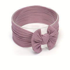 Cartoon Bow Nylon Headband for Baby Girls Photoshoots