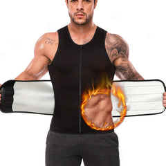 Men's Neoprene Sauna Belt Waist Trainer for Workout Weight Loss