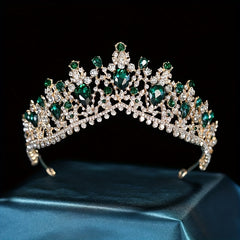 Bridal Rhinestone Crystal Crown Head Jewelry Wedding Alloy Headband