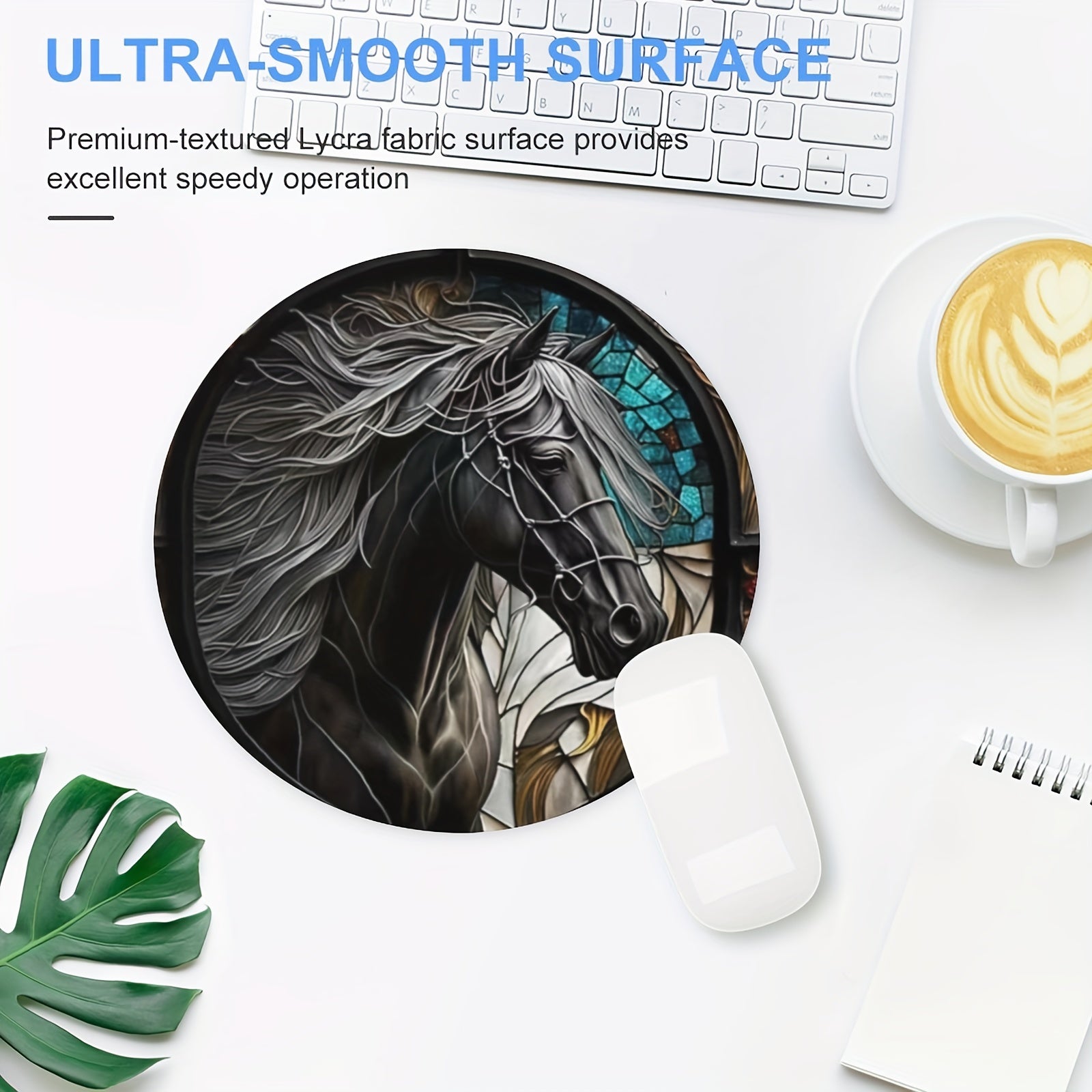 Horse Gaming Mouse Pad Non Slip Waterproof Mouse Pad
