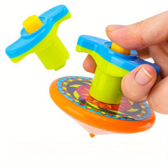 6pcs Five Tops 1 Launcher Kids Toy Various Gameplay Colorful Layer Spin
