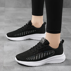 Breathable Lightweight Running Shoes Mesh Casual Lace up Jogging Walking Sneaker