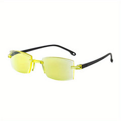 Men's Night Vision Glasses Anti Glare Reading Glasses