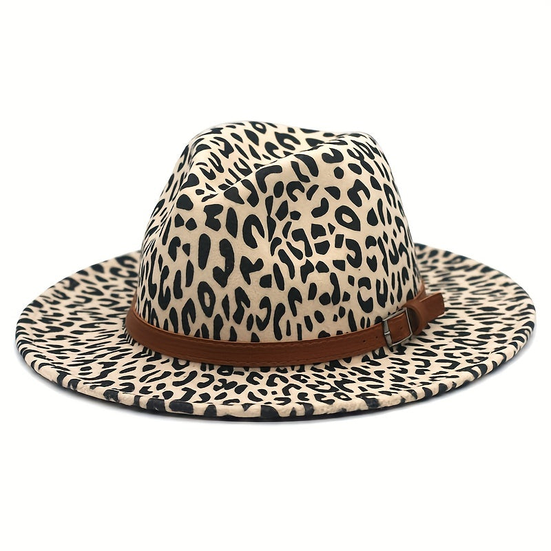 Leopard Jazz Tweed Bowler Hat Unisex