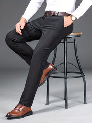 Men's Classic Formal Dress Pants for Business Wedding