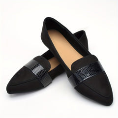 Women's Pointed Toe Flat Shoes Slip On Soft Sole Versatile Flats