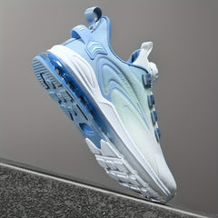 Men's Running Sneaker Elastic Band Air Cushion Shoes Gym