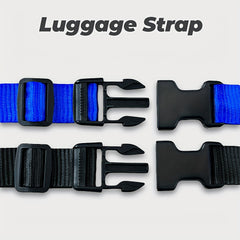 4pcs 55in Luggage Straps w/ Adjustable Buckle for Suitcase Backpack