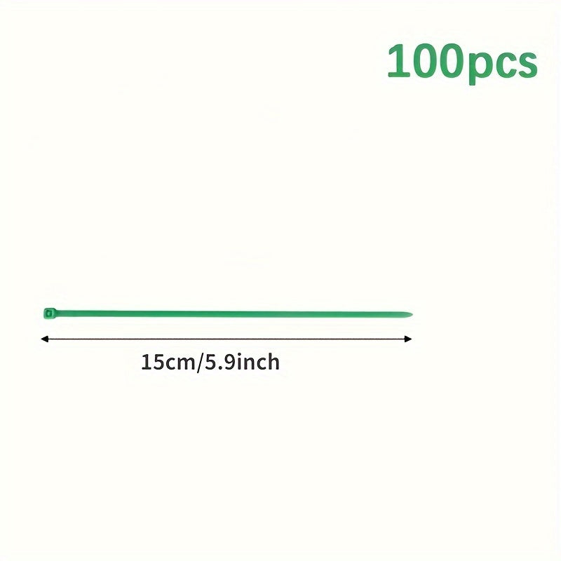 100pcs Gardening Zip Ties Self Locking Plant Cables For Gardening