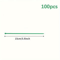 100pcs Gardening Zip Ties Self Locking Plant Cables For Gardening