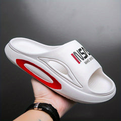 Men's Non Slip Platform Slides Comfortable Cloud Slides