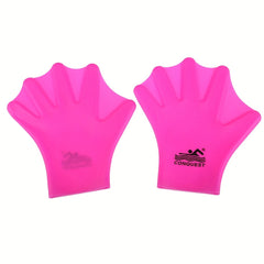 Adult Swimming Webbed Gloves Hand Paddle Silicon Diving Equipment