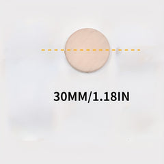 8pcs Natural Wood Round Wooden Discs for Earring Making