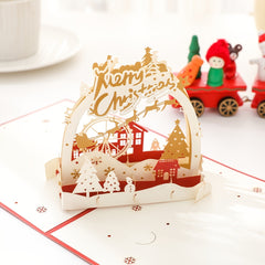 3D Pop Up Christmas Card - Winter Wonderland