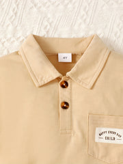 Girl's Preppy Style Polo Shirt & Plaid Skirt Set for Spring Autumn