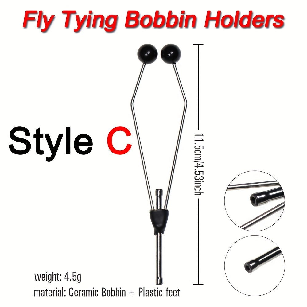 1pc Stainless Steel Fly Tying Tool Bobbin Holder Fishing Tackle