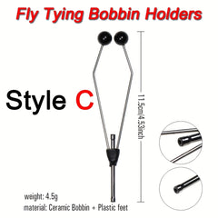 1pc Stainless Steel Fly Tying Tool Bobbin Holder Fishing Tackle