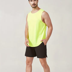 Men's Quick Dry Tank Top Stretch Sleeveless Shirt for Workout Fitness