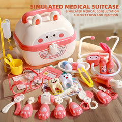 Kids Doctor Playset Medical Pretend Role Play Toy Suitcase Set