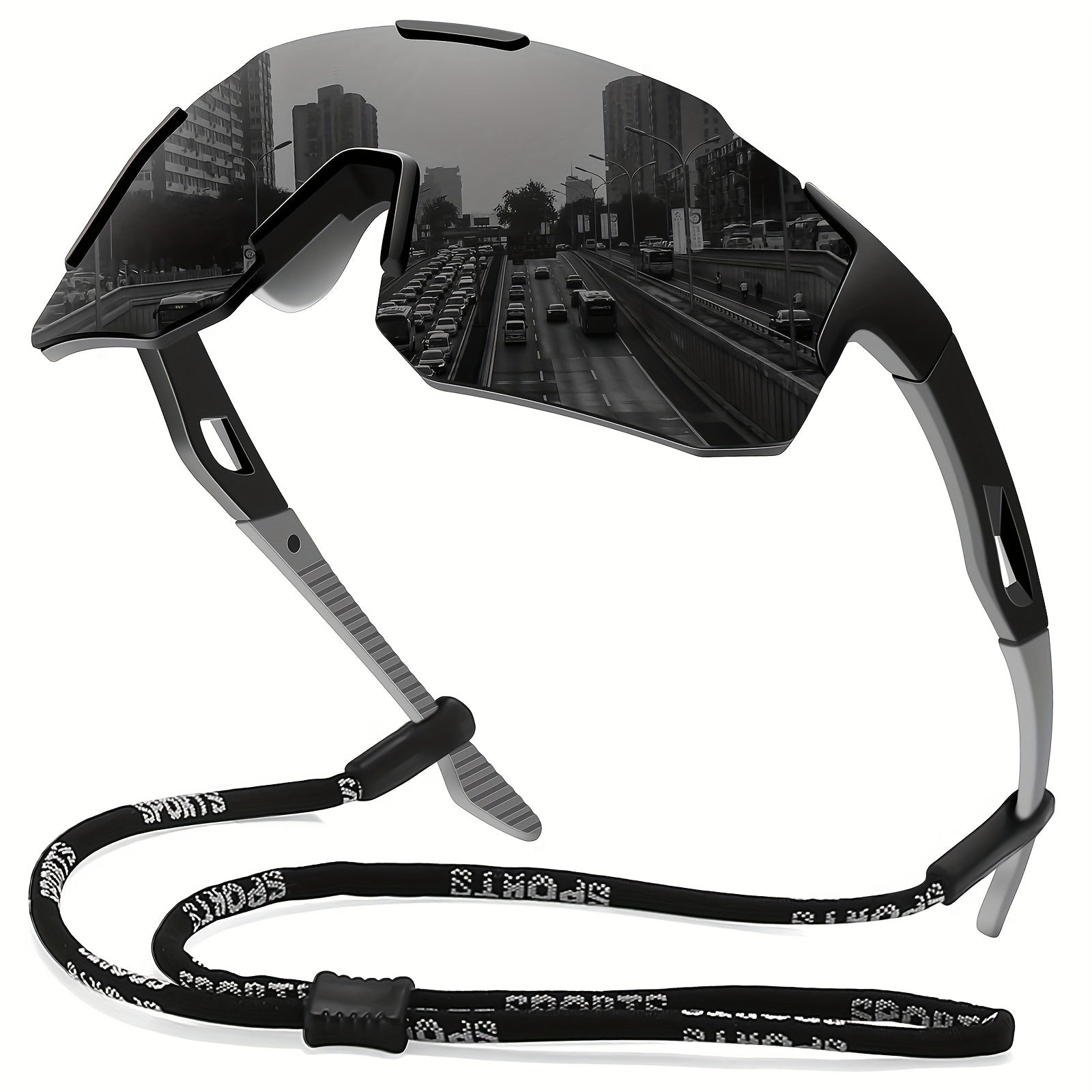 Men's Ink Polarized Sunglasses Dazzling Cycling Glasses Unisex