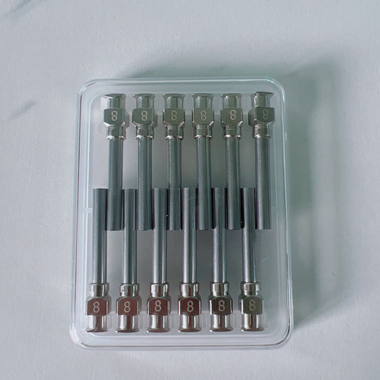 25 Single Tube Stainless Steel Metal Snap Lab Glue Filling Needle